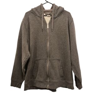 Under Armour Men’s Storm Charged Loose Fit Cotton Zip-Up Hoodie Grey Sz 2XL